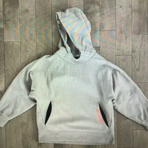 Cozy Cream Hoodie with Black Accents